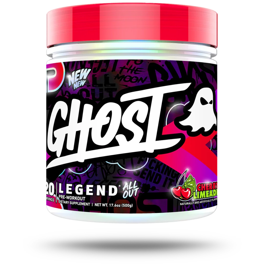 Ghost Pre Workout Powder | Ghost All Out - Cherry Limeade [30 Serves]