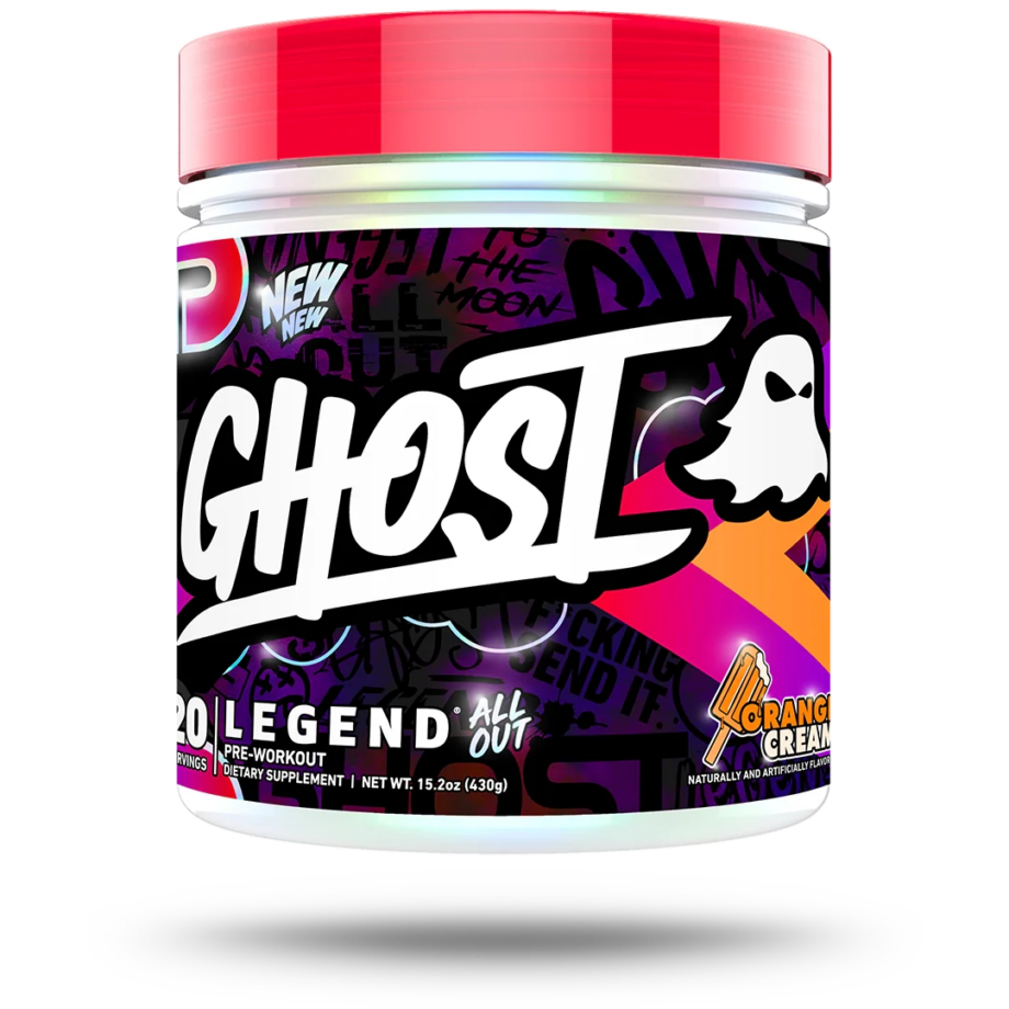 Ghost Pre Workout Powder | Ghost All Out - Orange Cream [30 Serves]