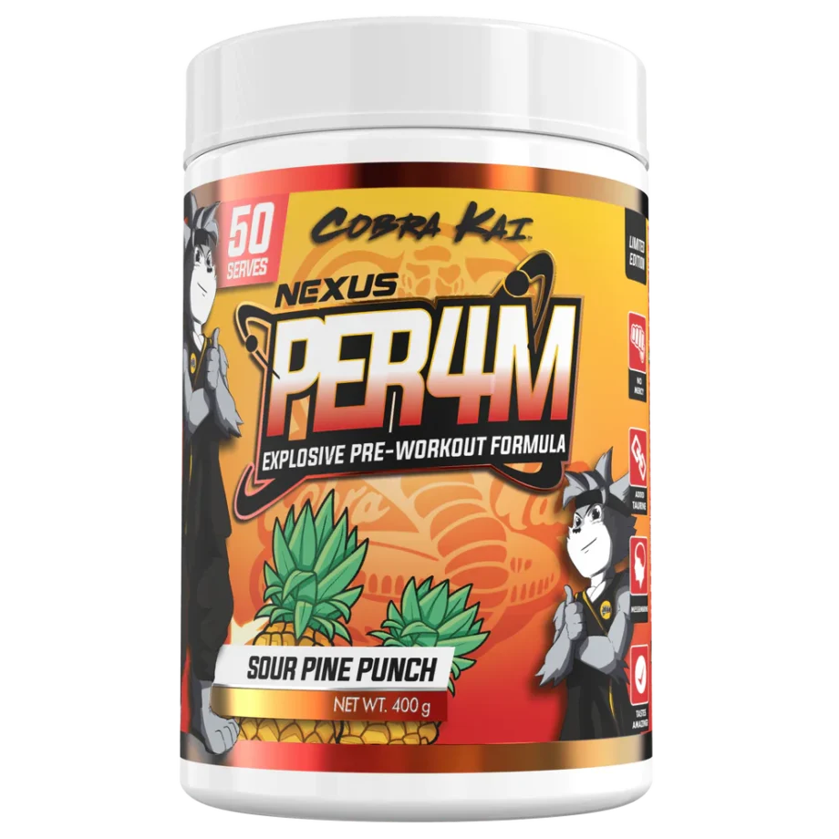 Nexus Pre Workout | Per4m - Sour Pine Punch [50 Serves]