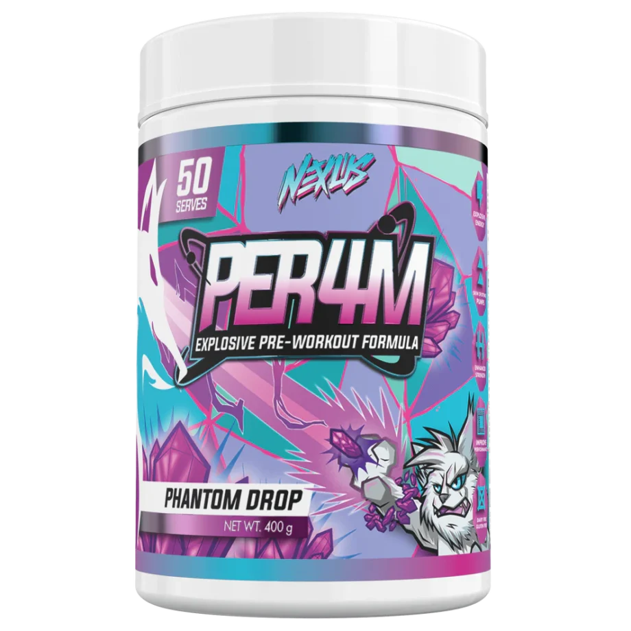 Nexus Pre Workout | Per4m - Phantom Drop [50 Serves]