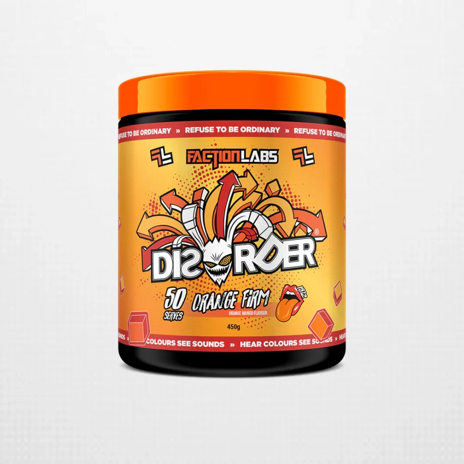 Faction Labs Pre Workout | Disorder - Orange [50 Serves]