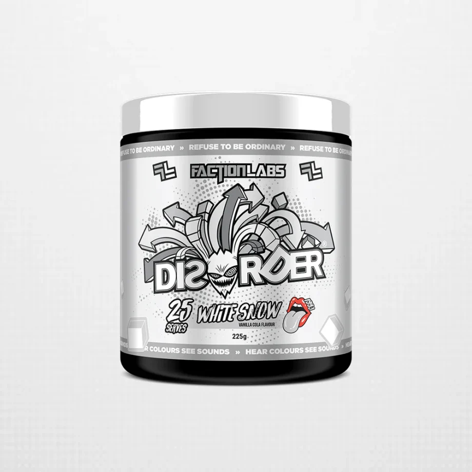 Faction Labs Pre Workout | Disorder - Vanilla Cola [25 Serves]