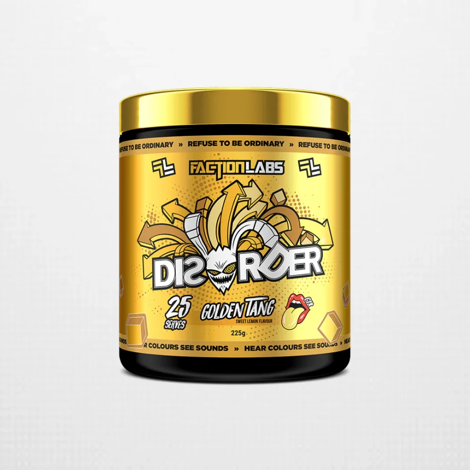 Faction Labs Pre Workout | Disorder - Sweet Lemon [25 Serves]