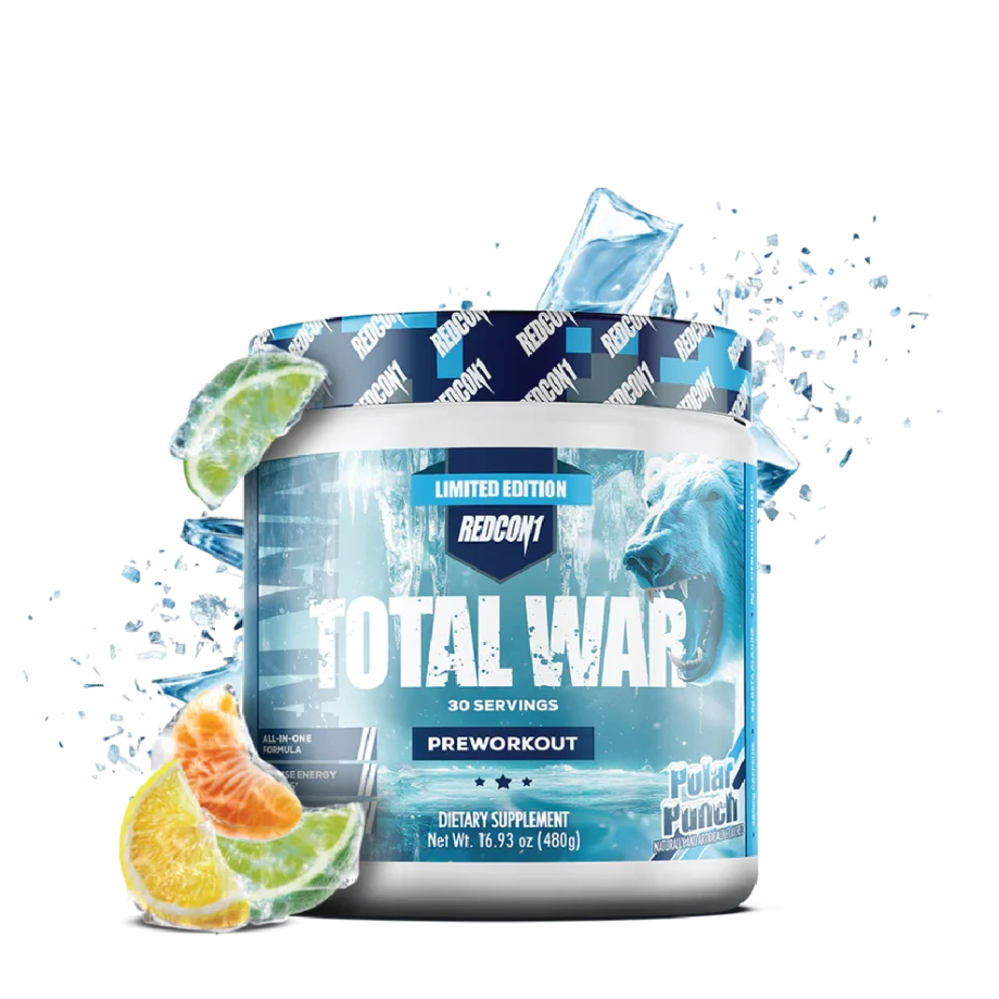 Redcon1 Total War Pre Workout Powder - Polar Punch [30 Serves]