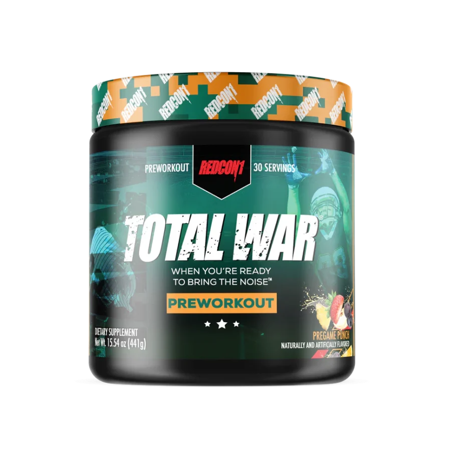 Redcon1 Total War Pre Workout Powder - PreGrame Punch [30 Serves]