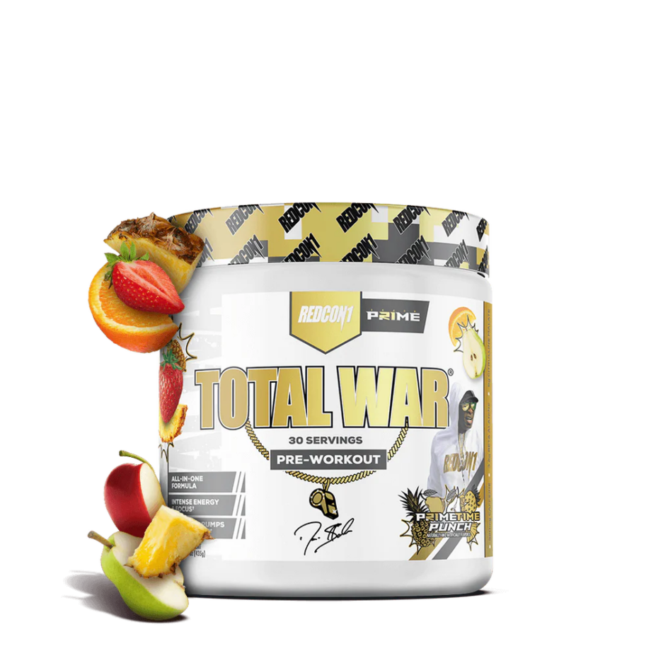 Redcon1 Total War Pre Workout Powder - Primetime Punch [30 Serves]